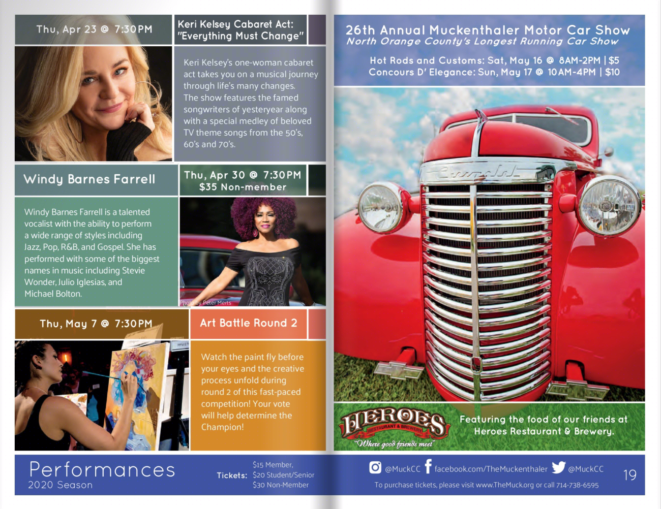 <font size ='5'>The Muck's Brochure for Events in 2020: Sample Page 2 <p></font>
Layout by <a href='index.html'>Knickknack PJ</a> <p>
Photos by Various Photographers<p>
Full book available on request