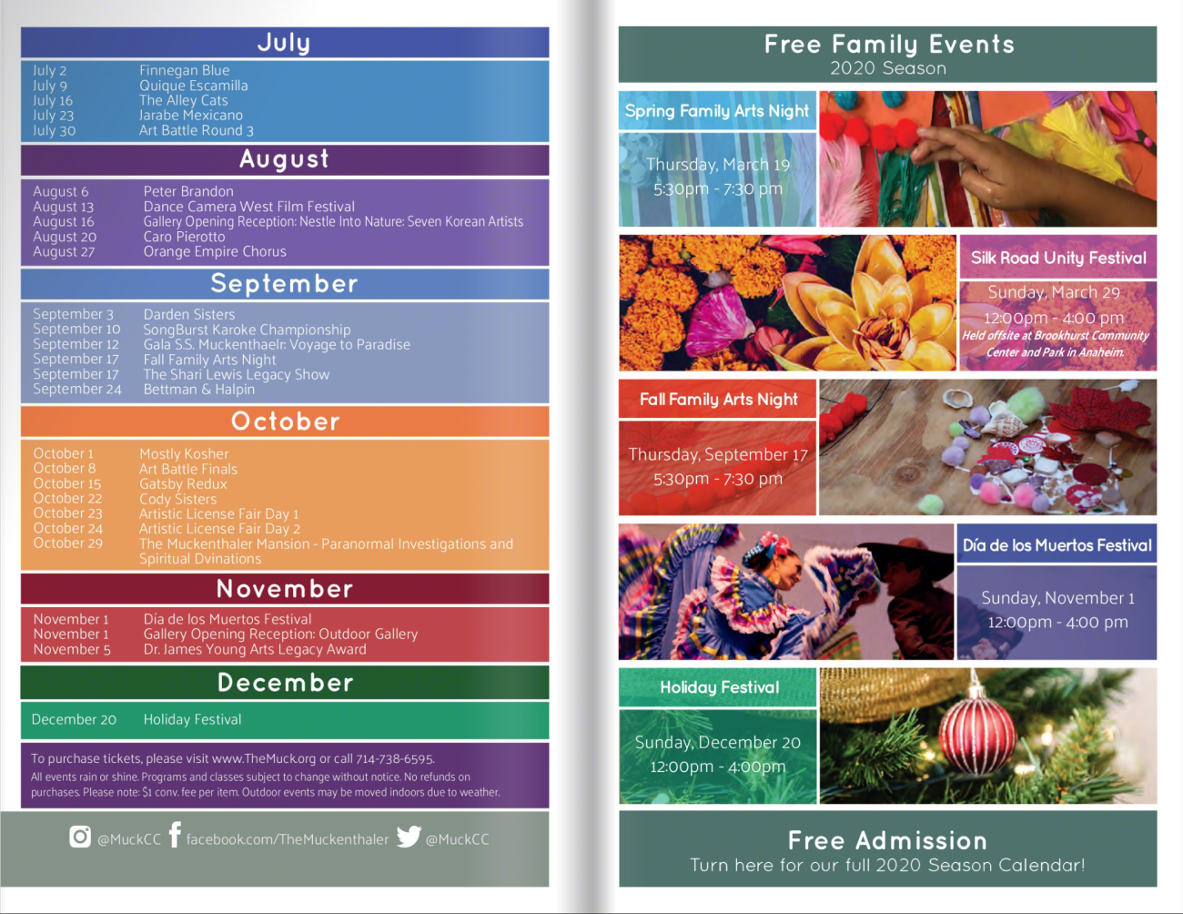 <font size ='5'>The Muck's Brochure for Events in 2020: Sample Page 3 <p></font>
Layout by <a href='index.html'>Knickknack PJ</a> <p>
Photos by Various Photographers<p>
Full book available on request
